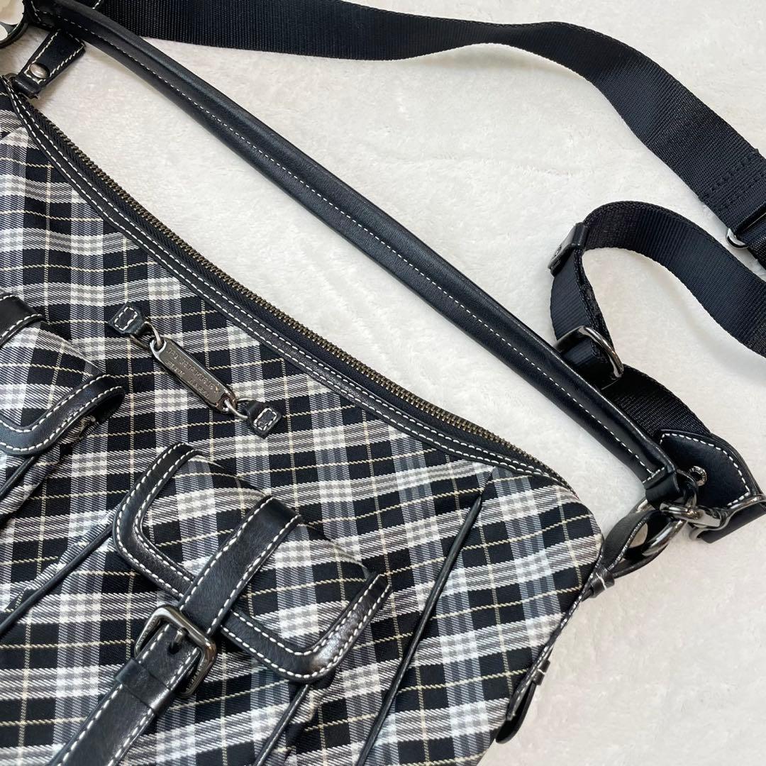 極美品✨バーバリーブルーレーベル ワンショルダーバッグ ノバチェック 2way