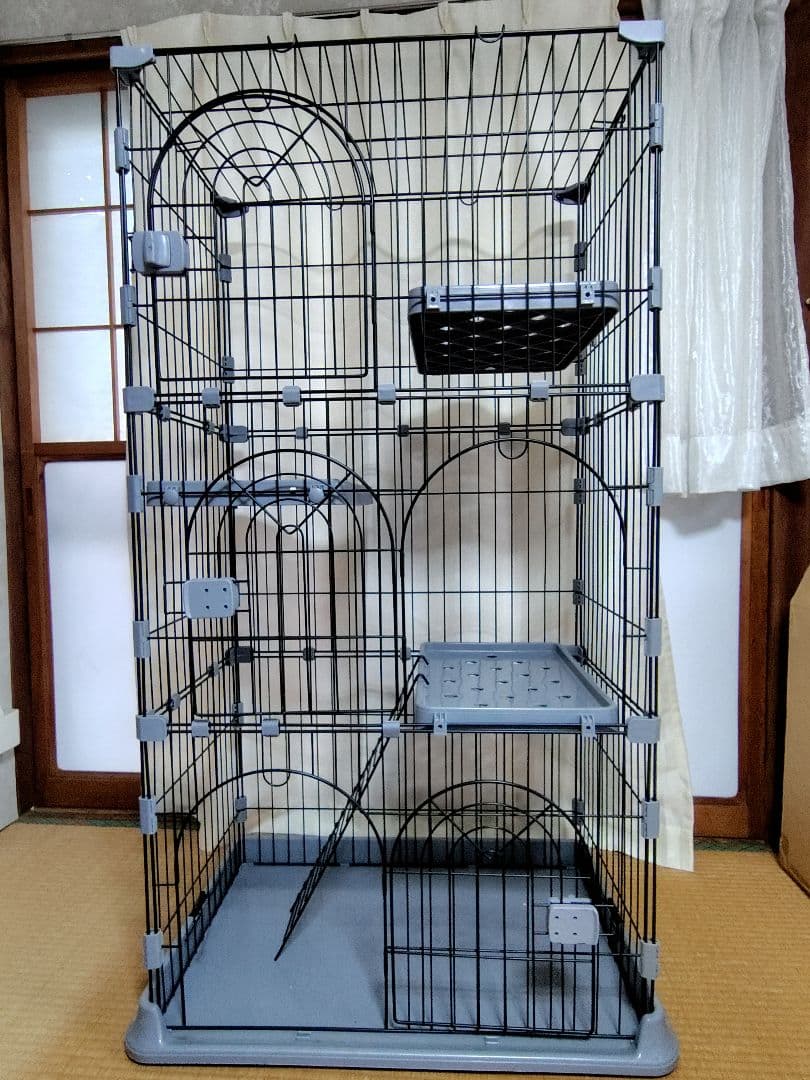 キャットケージ 3段 中古