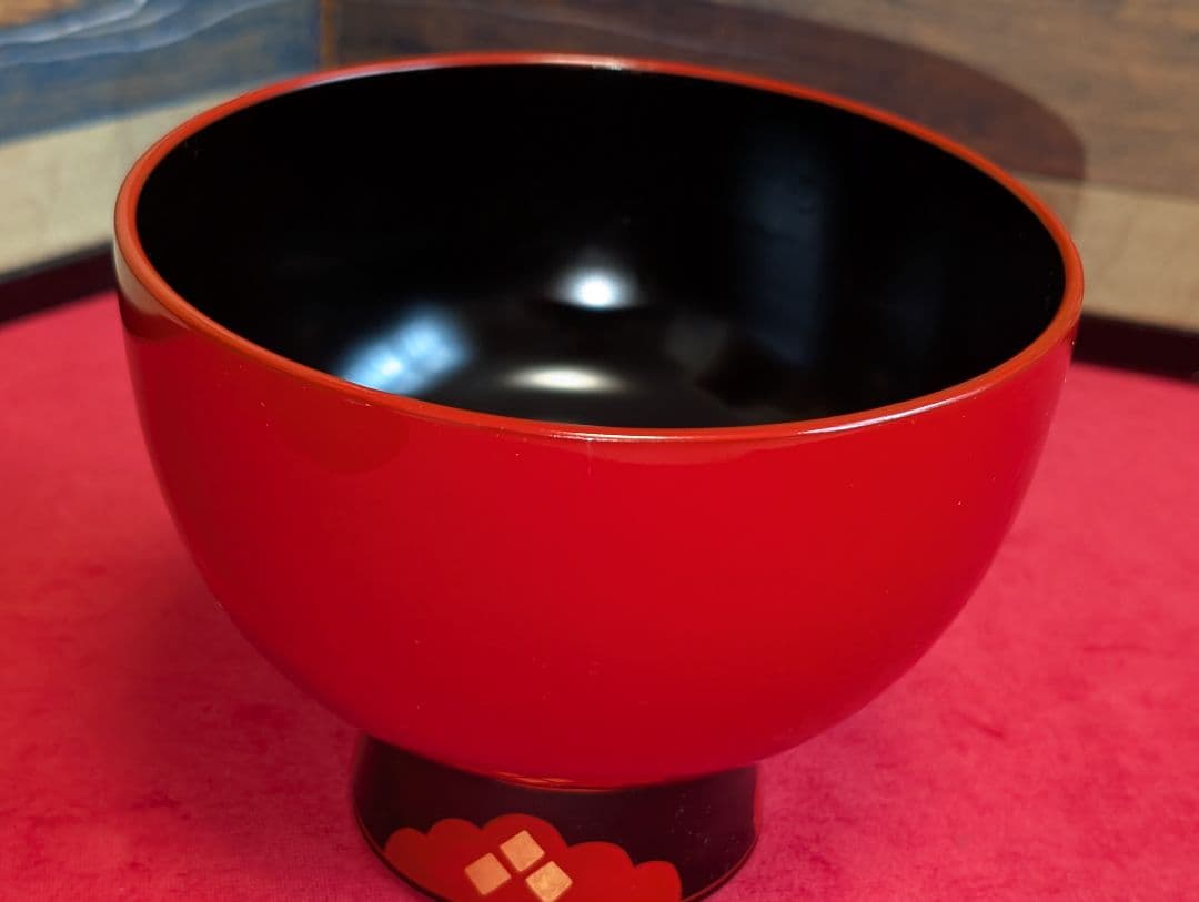 合鹿椀 ペア 秀衡塗 天然木