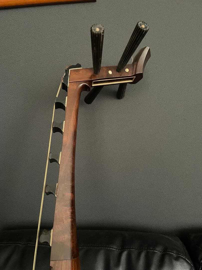 珍品　希少　美品　筑前　四弦五柱 琵琶　筑前琵琶　和楽器