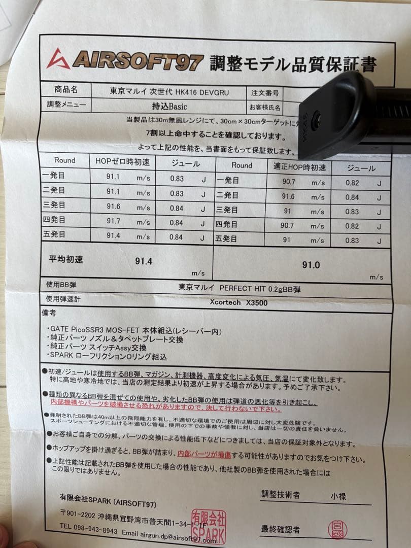 東京マルイ　次世代電動ガン　HK416D