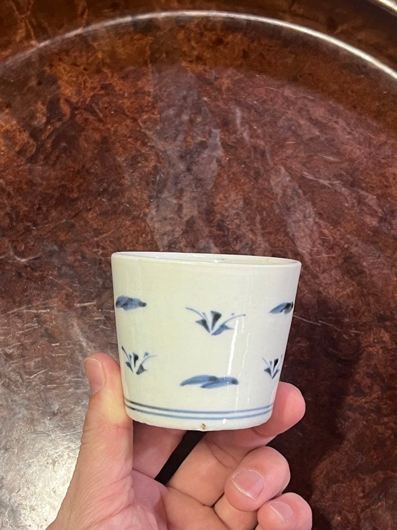 希少　モダン　古伊万里　蕎麦猪口　そば猪口　無傷完品　古民藝　民芸　くらわんか