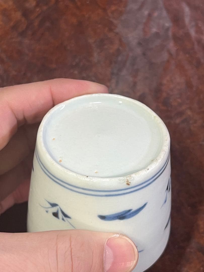 希少　モダン　古伊万里　蕎麦猪口　そば猪口　無傷完品　古民藝　民芸　くらわんか