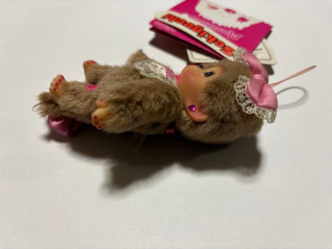 オトナ ラボ バニラ モンチッチ 携帯マスコット ストラップ　レトロ　#1