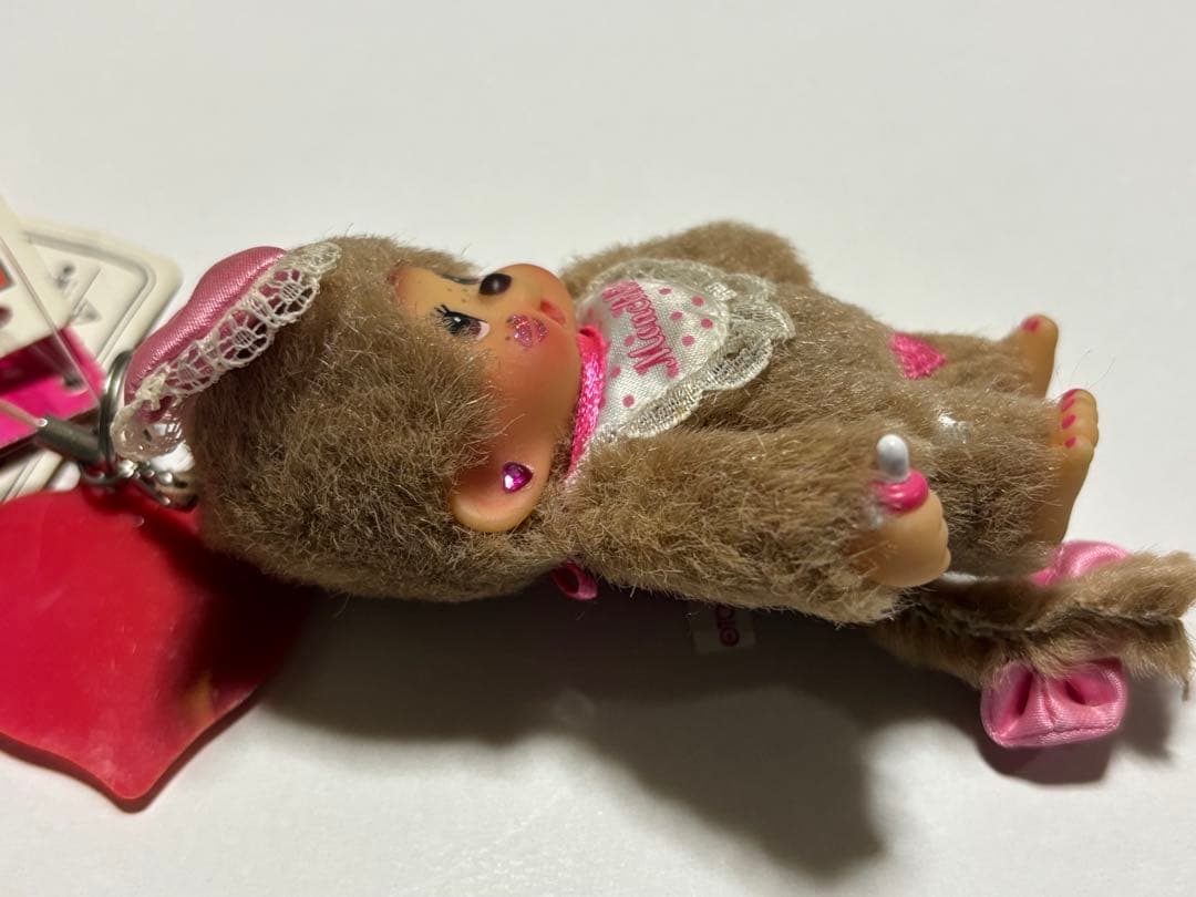 オトナ ラボ バニラ モンチッチ 携帯マスコット ストラップ　レトロ　#1