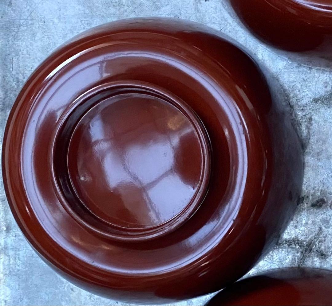 輪島塗　漆器 椀 10個セット 黒赤 金色装飾