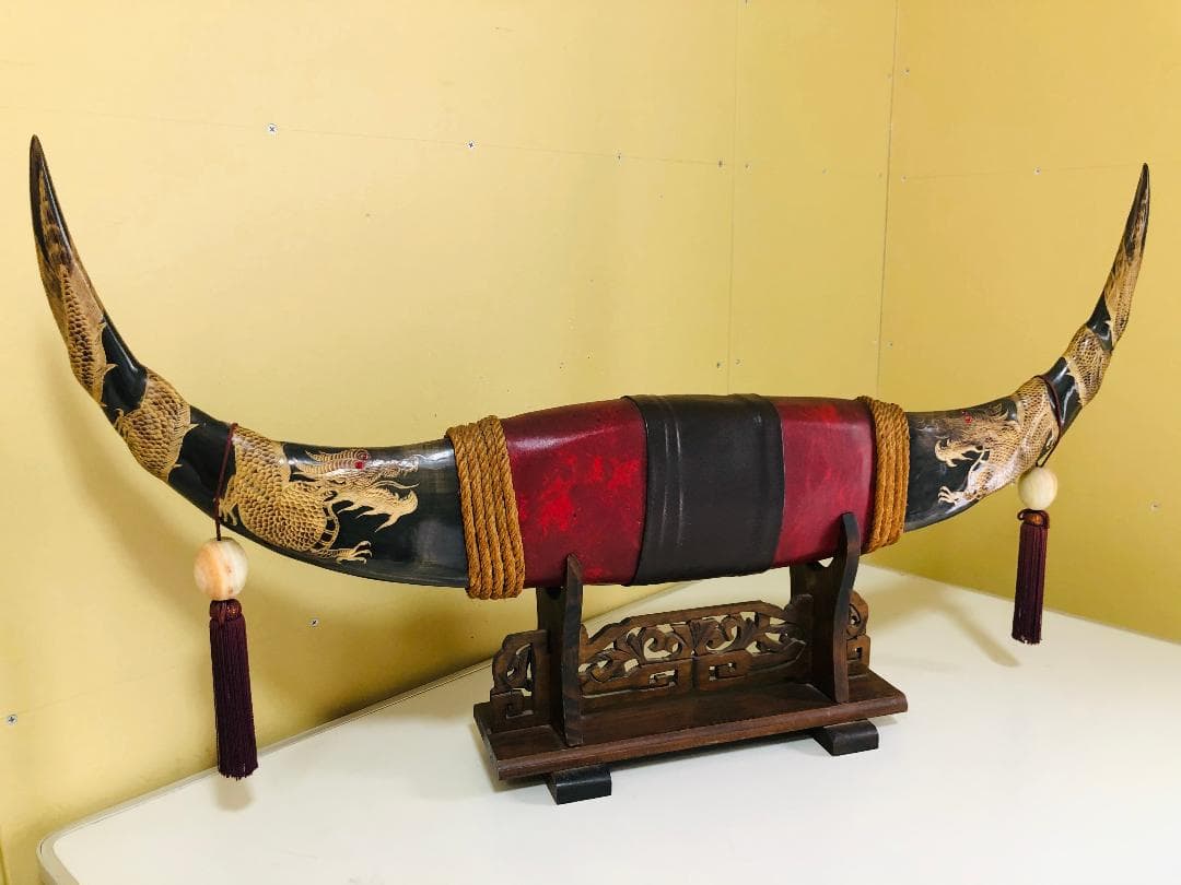 ★骨董品　水牛角★