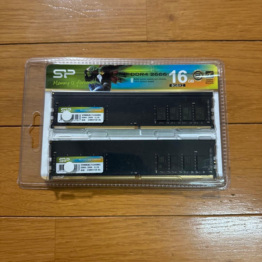 DDR4 2666MHz 16GB(8GB×2) 新品