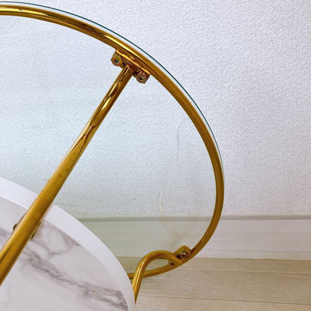 Francfranc レガートコーヒーテーブルS ガラス スリム お洒落 フラン