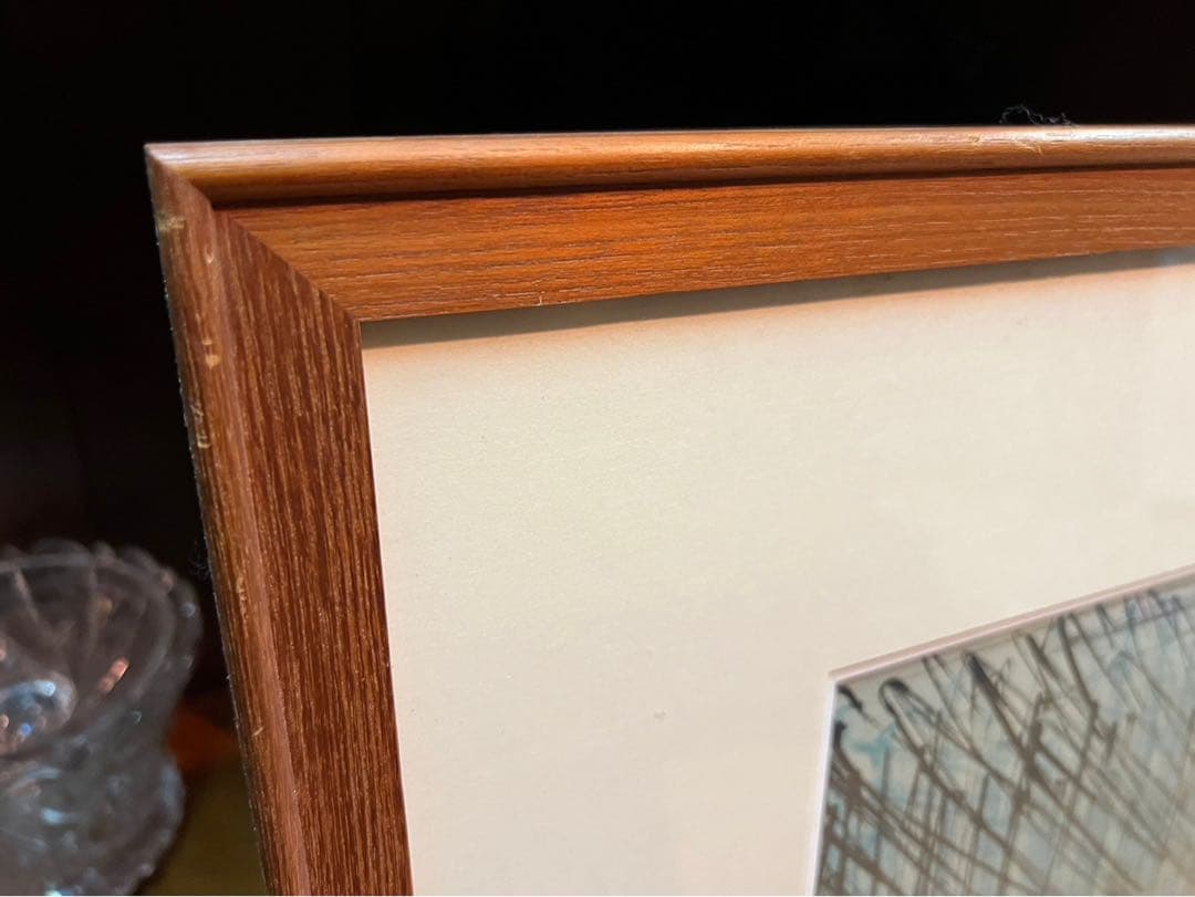 ベルナール・ビュッフェ サントロペ風景 額縁 インテリア アート