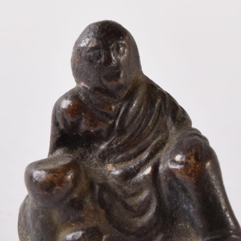 中国　古銅　チベット仏　仏像　人物像など　紙鎮　置物　6点まとめて　C　7455