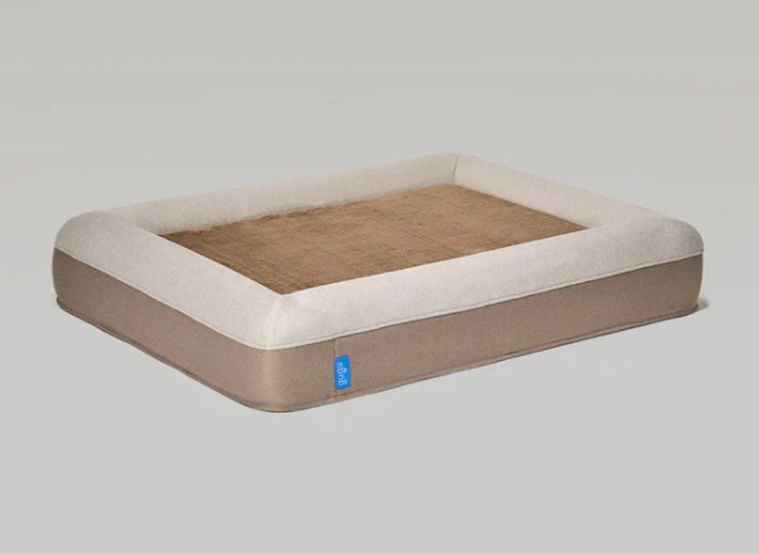 gugu ドギー 犬用ベッドベージュ＆フルカバーセットグレー Lサイズ