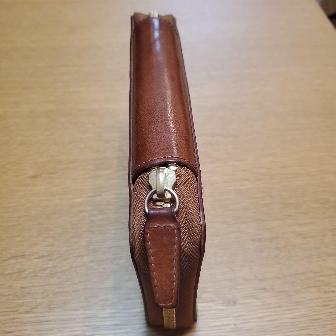 しーさーコラボペンケース SY-06 プエブロ ブラウン レザー 筆箱 箱なし