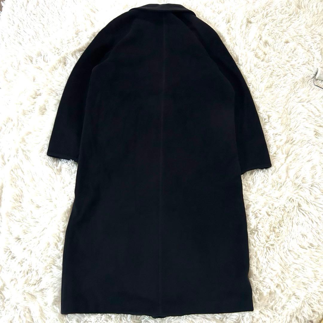 美品Max Mara 白タグ カシミヤウール ダブルブレスト チェスターコート