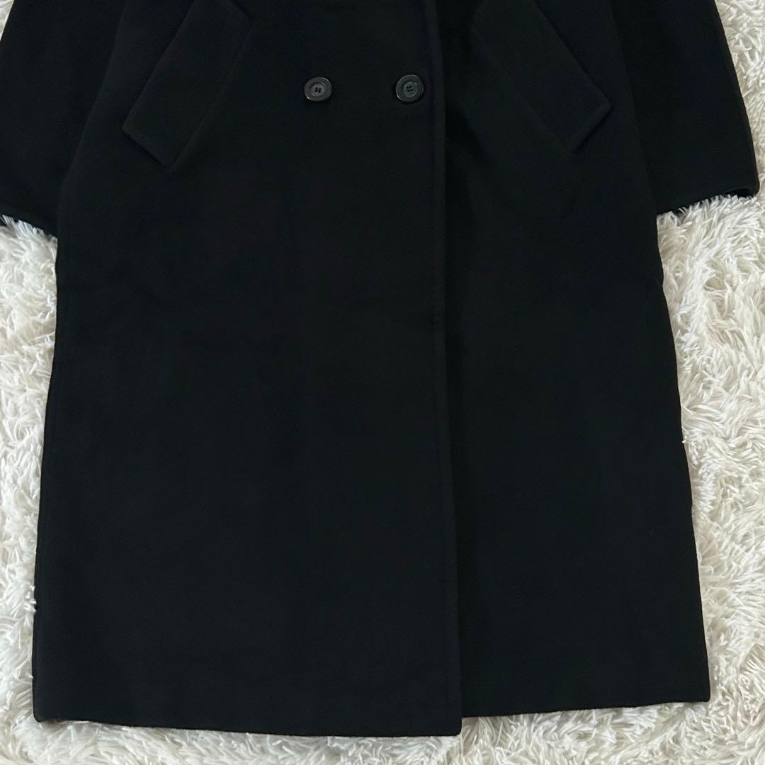 美品Max Mara 白タグ カシミヤウール ダブルブレスト チェスターコート
