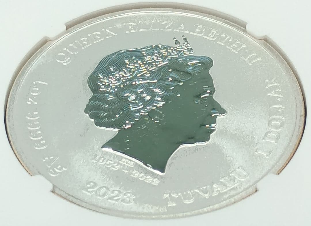 2023 ツバル James Bond 007 1ドル銀貨 NGC MS70FR