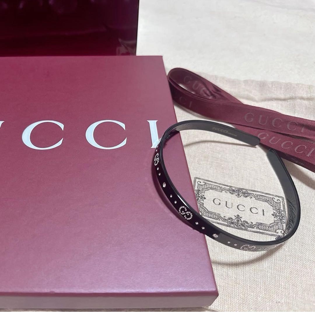 GUCCI ストーン カチューシャ