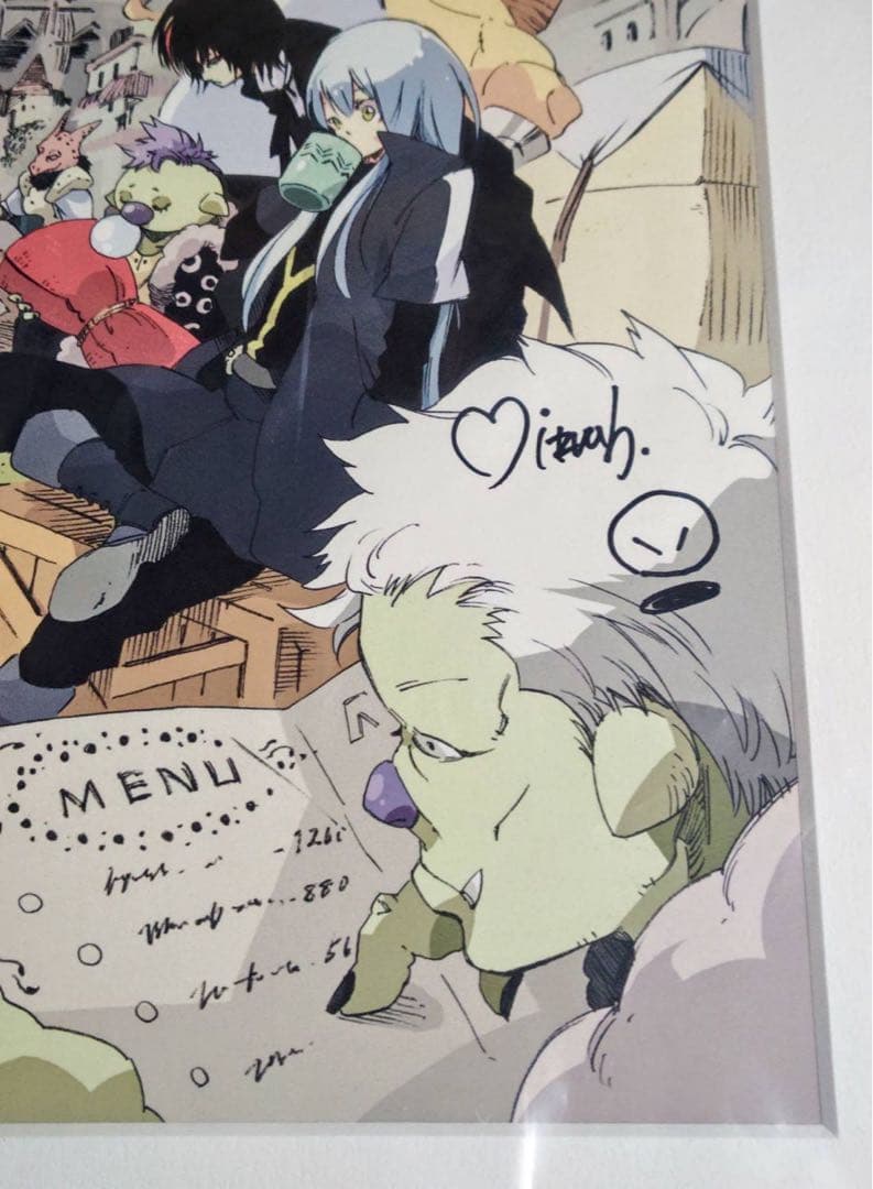 ジョン・マンチ 転スラ みっつばー 直筆サイン入り額装アート