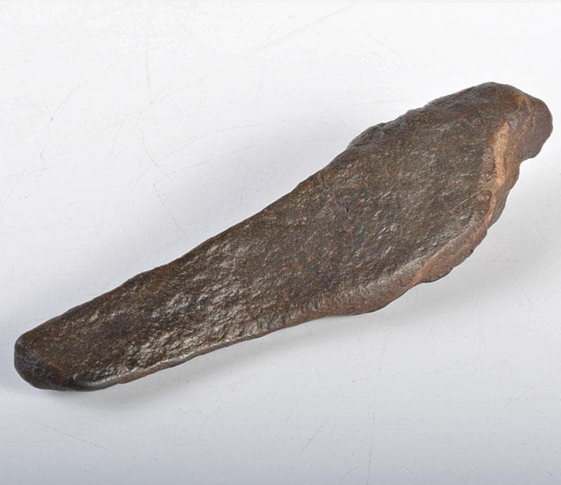 鑑賞石　天然石　置物　唐木台　時代箱付　D　R4325