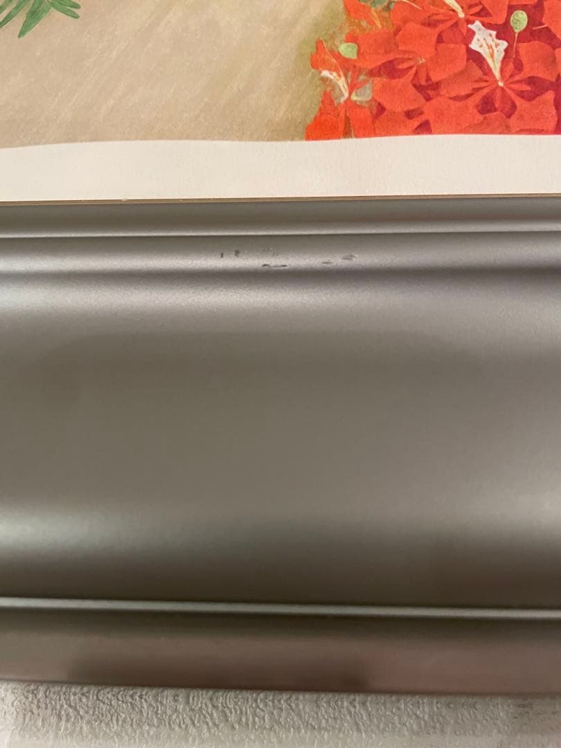 上村松篁　「燦雨」　リトグラフ　落款・エディション・証明書シール有