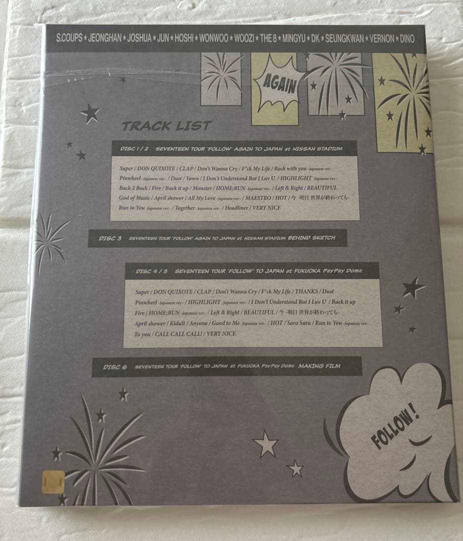 【SEVENTEEN】'FOLLOW' AGAIN TO JAPAN DVD