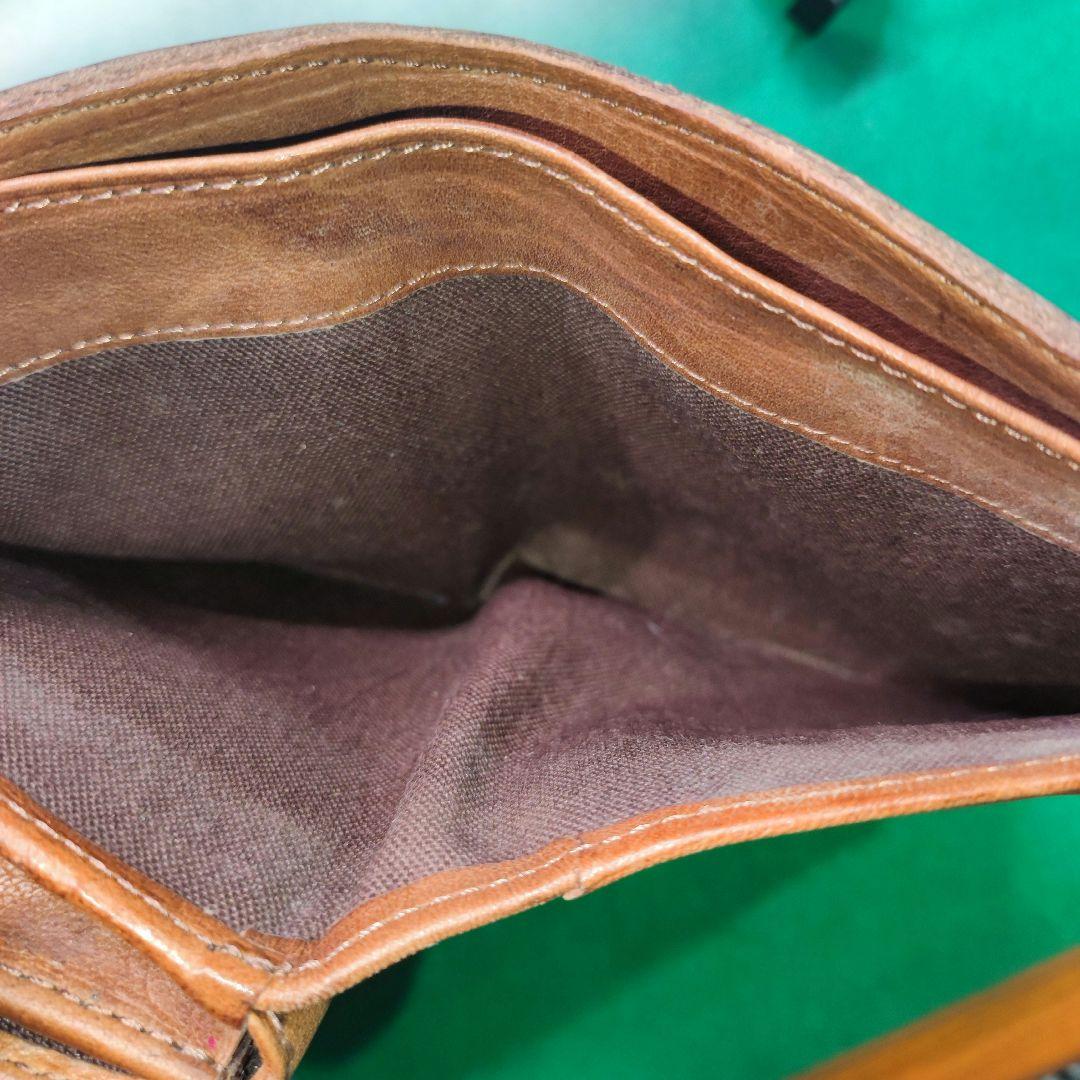 Vivienne Westwood 本革 折り財布 ブラウン 使用感あり d51