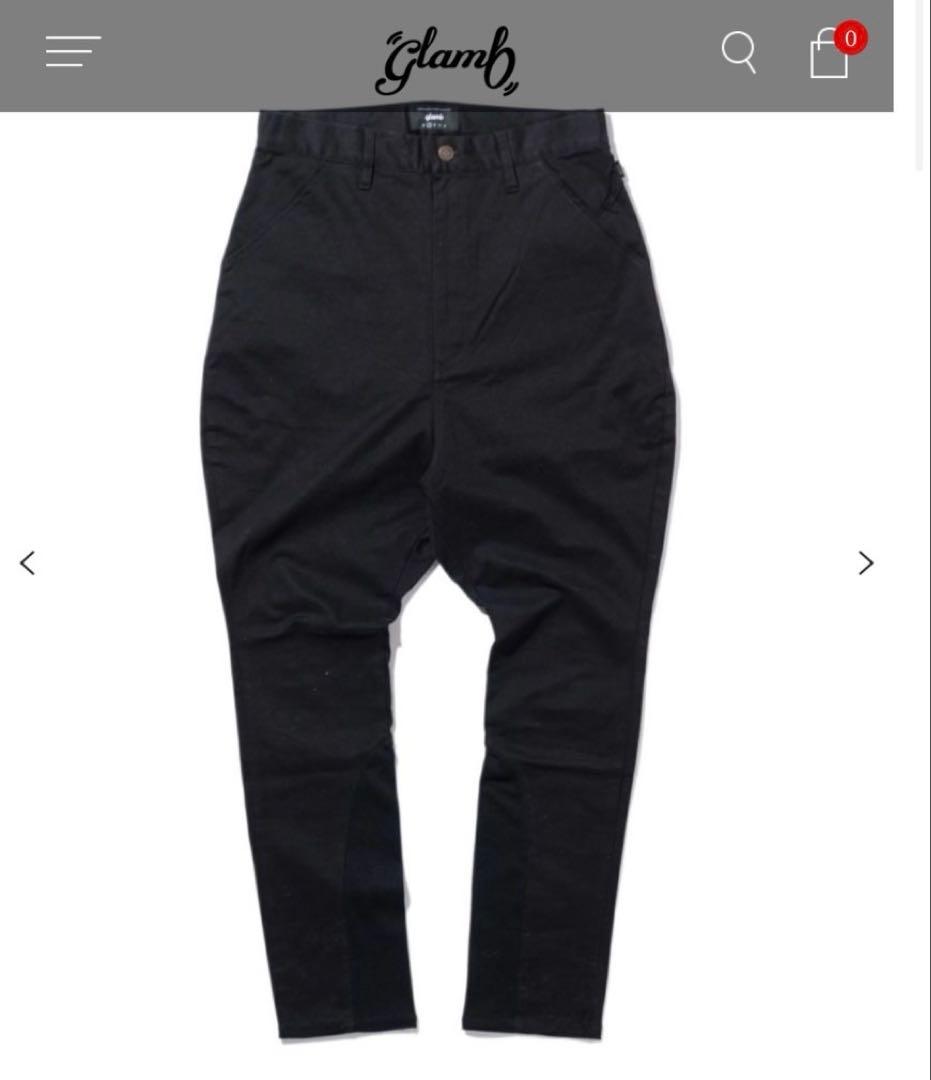 極限定 glamb シモンジョッパーズパンツ ワイドパンツ ボトム 希少 黒