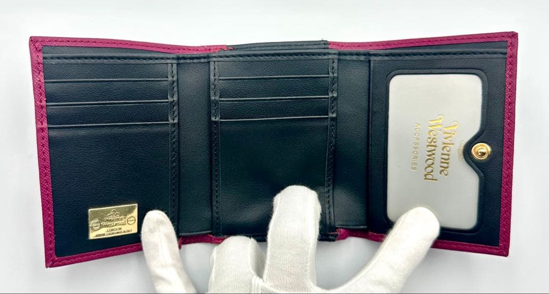 【♡新品♡】 Vivienne Westwood 三つ折り財布 BURGUNDY
