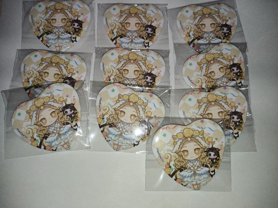 第五人格 少女 スイパラ 缶バッジ 4周年 ハート缶バッジ