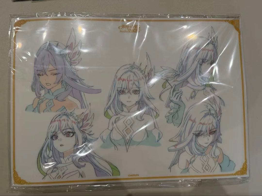 原神 fes 会場限定 vip入場特典 原画 PVCデスクマット 全種6種set