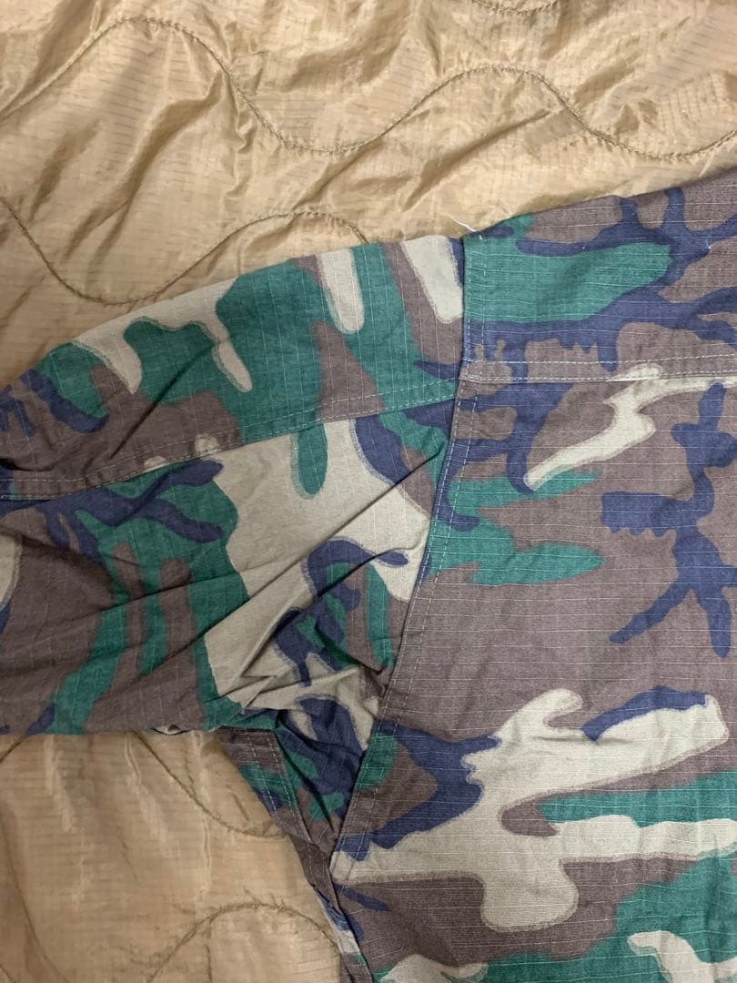 米軍実物　BDU 70s ジャングルファティーグ　ブラウンリーフ　リップストップ