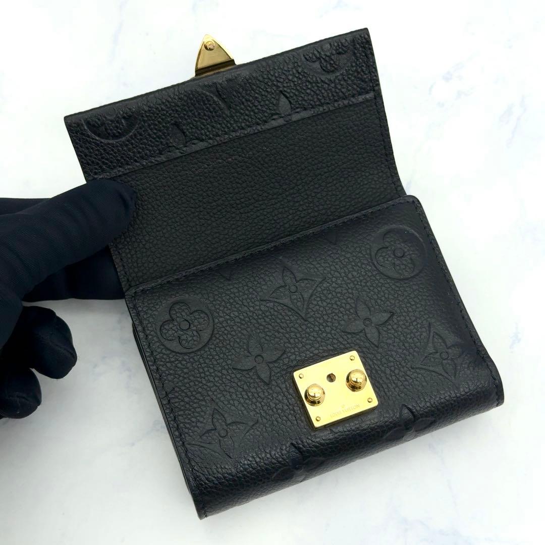 【ほぼ新品】ルイヴィトン モノグラム アンプラント メティスコンパクト 黒