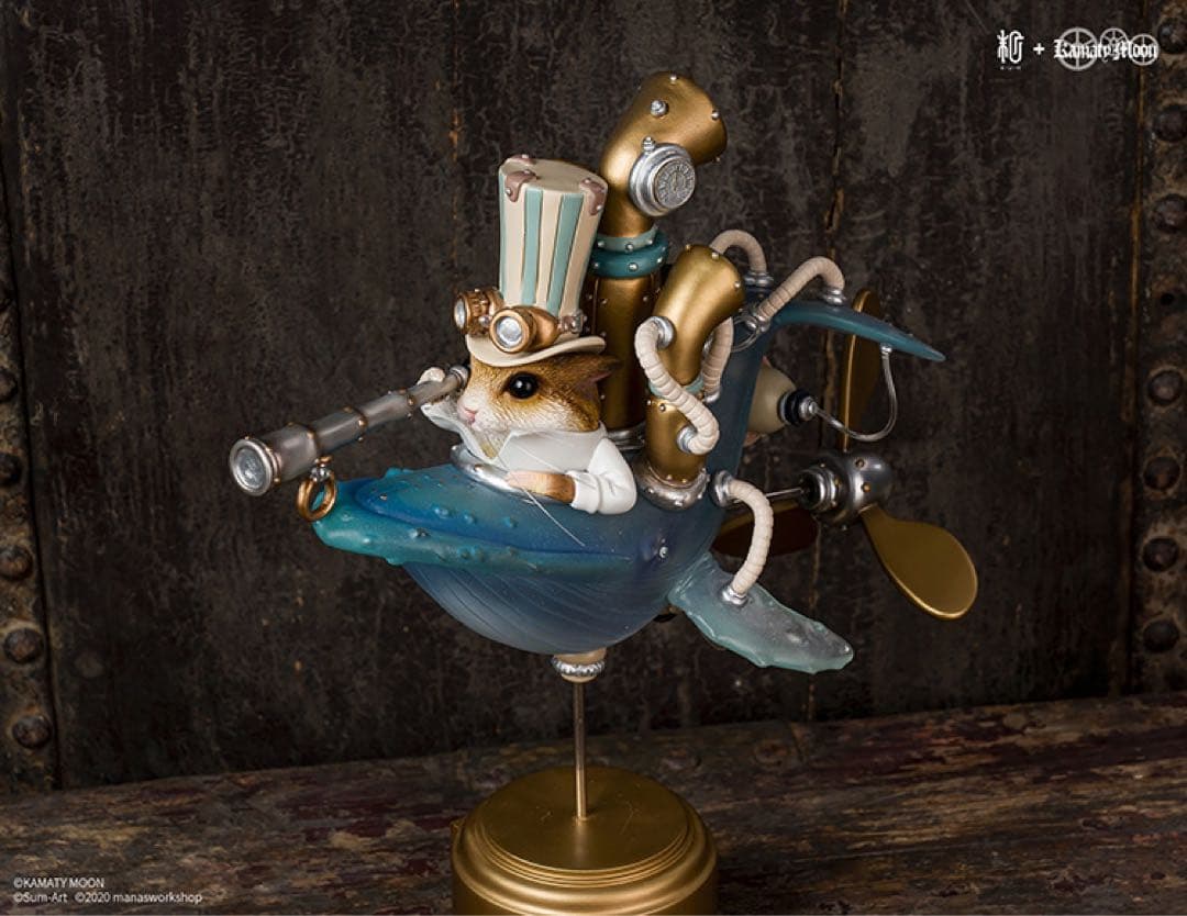 デザイナーズトイ 鎌田光司 鯨& ハムスター   実色版 トレトイフィギュア