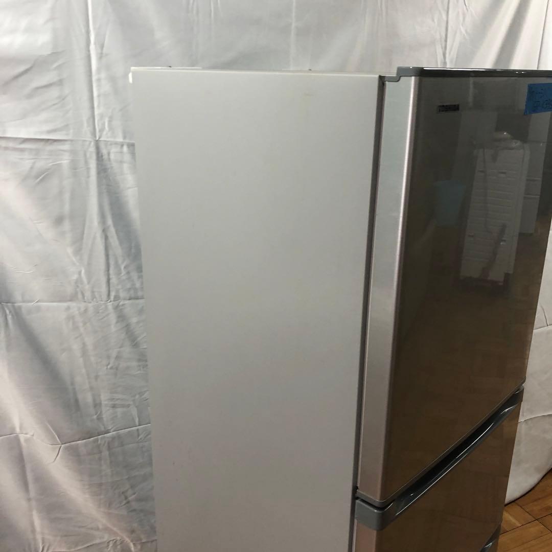 【美品】TOSHIBA　ノンフロン冷凍冷蔵庫　GR-K33S　2017年製　H
