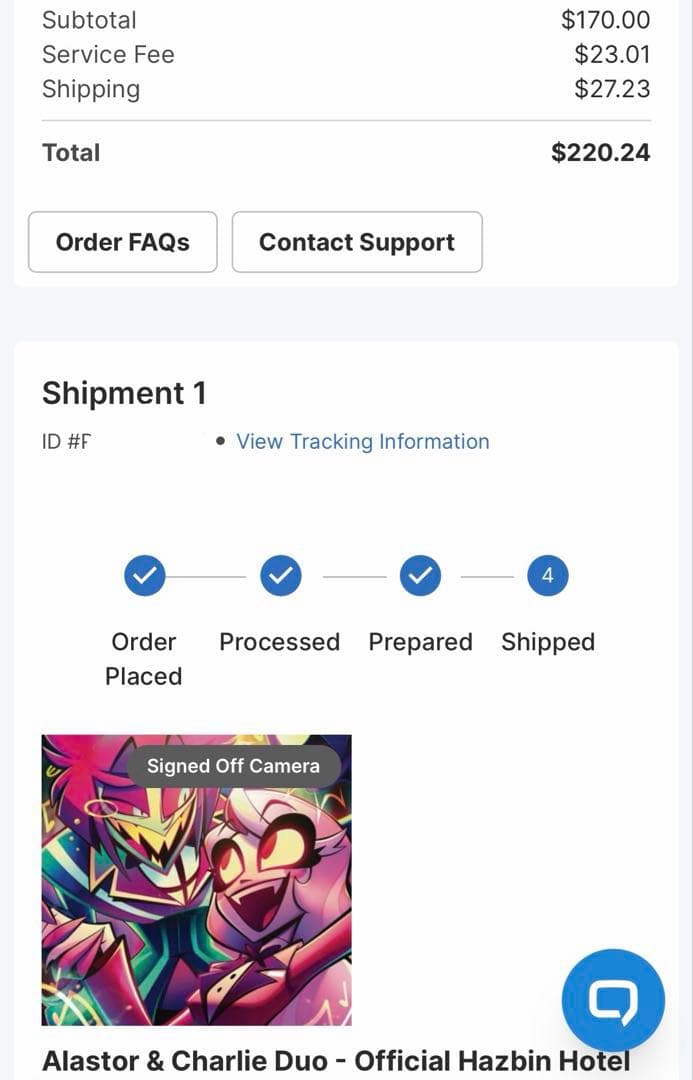 ハズビンホテル アラスター チャーリー 直筆サイン ポスター