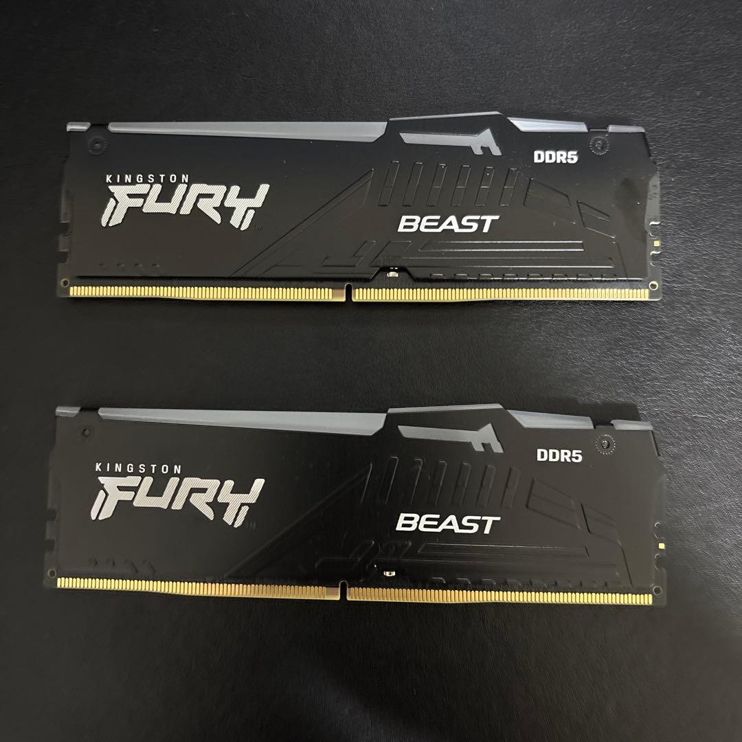 キングストンKingston メモリ DDR5 5200MT/秒 8GB×2