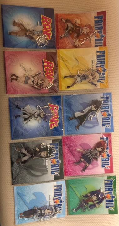 真島ヒロ　コラボ　フェアリーテイル　RAVE アクリル　キーホルダー　チャーム