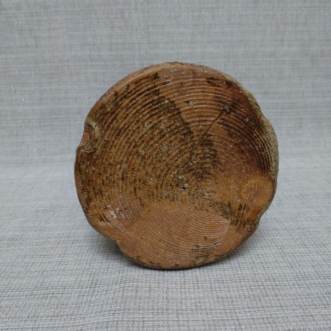 美濃伊賀　花入　山月窯　川本了生　茶道具　共箱・共布あり