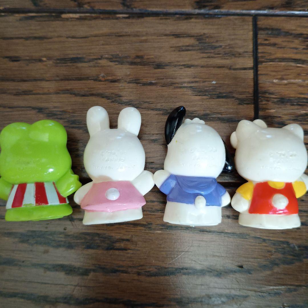 激レア　ハローキティ　けろけろけろっぴ　ポチャッコ　ソフビ 4体　平成レトロ