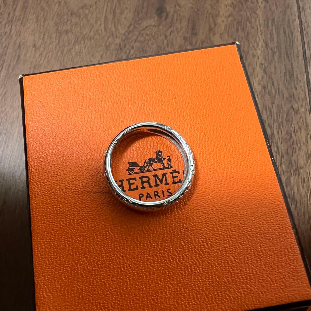 HERMES エルメス　トゥーブー　リング　56　K18WG 750