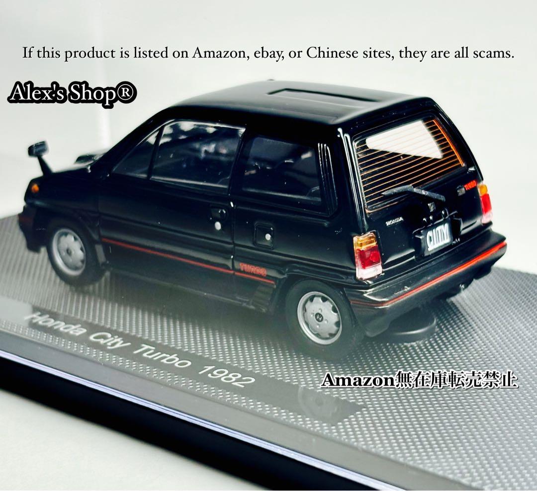 人気完売カラーブラック 1/43 エブロ 1982 ホンダ シティ ターボ