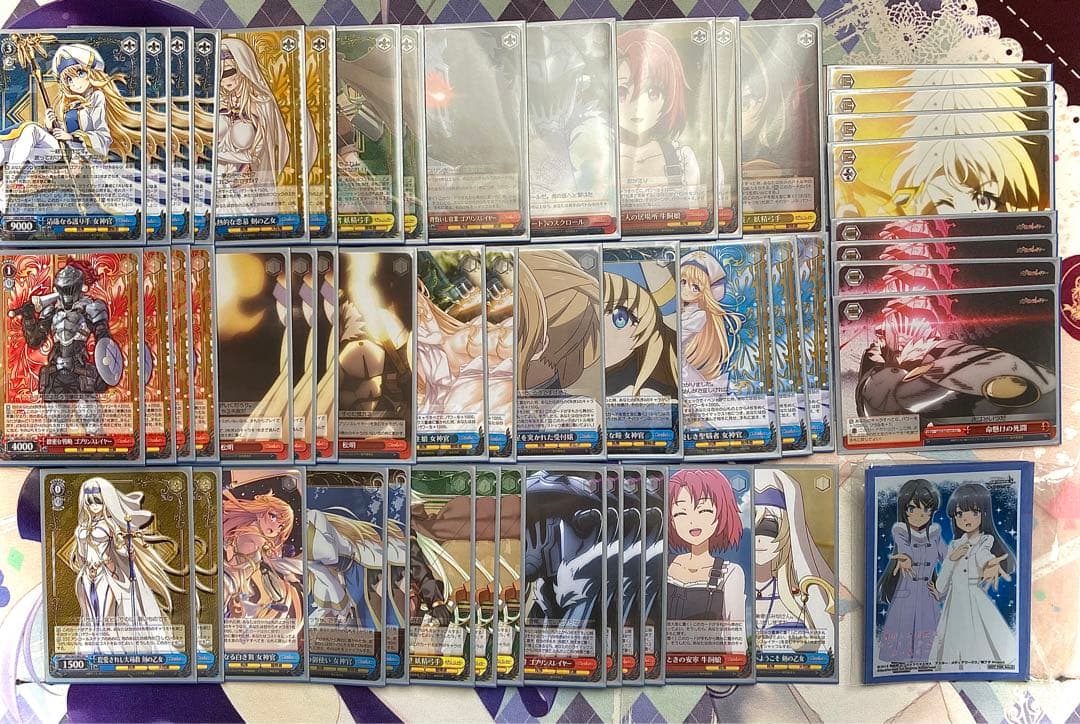 中*島様 ヴァイスシュバルツ引退品　サイン4枚、デッキ6個、RR.SR多数