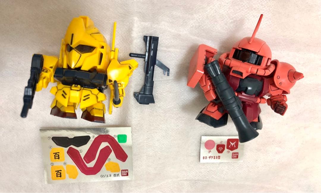 ガンプラ　塗装図　SDガンダム　ジャンク品　まとめ売り
