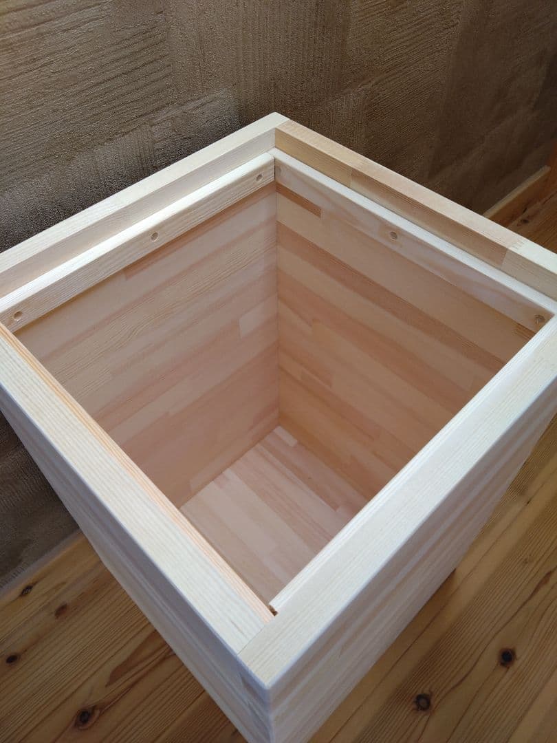 【送料無料】無垢材　オシャレ収納付き飾り棚　サイドテーブル　キッチン収納ラック