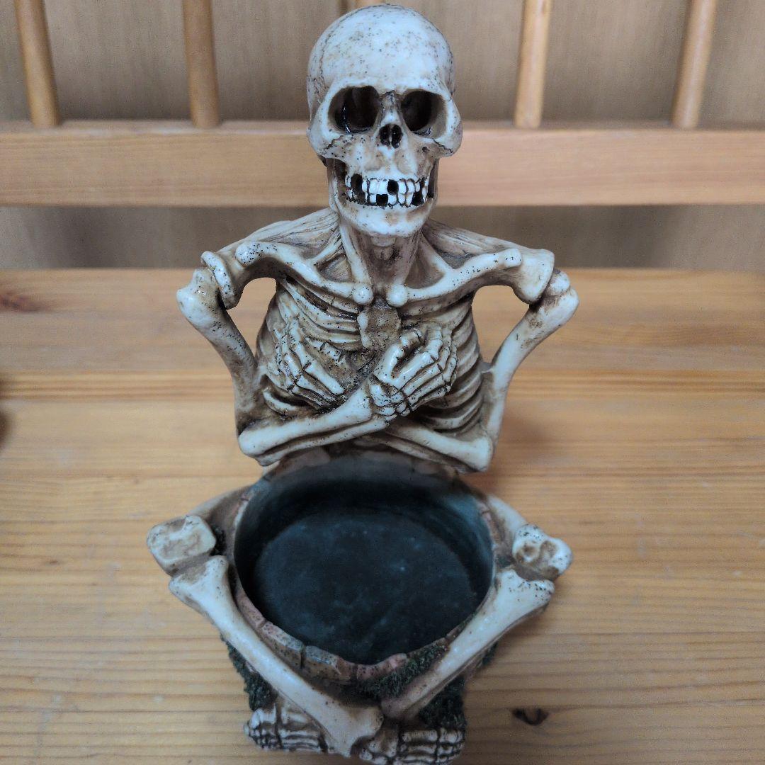 SKULL DADDY W.U.I スカルフィギュア お香立て 骸骨