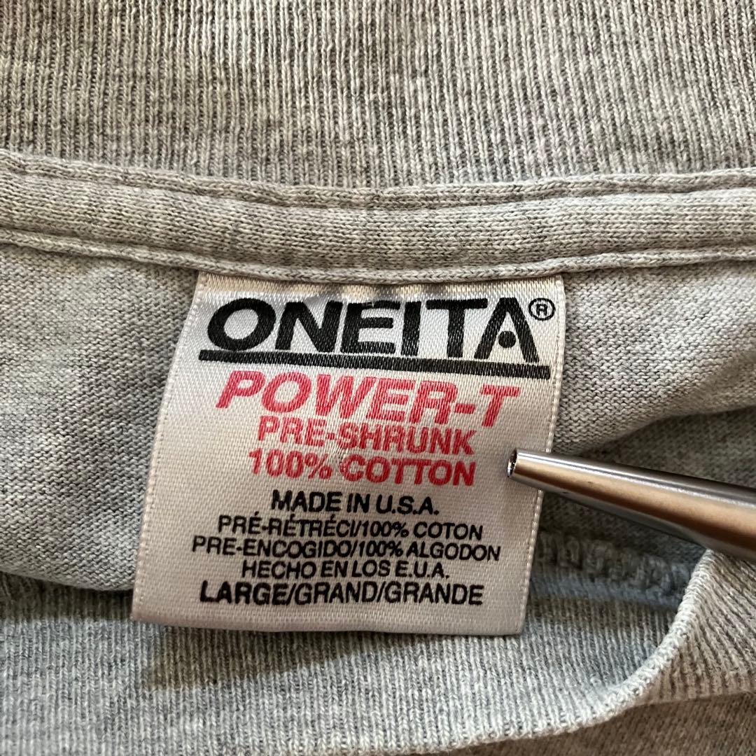 90s ONEITA Tシャツ　mad circle skateboard