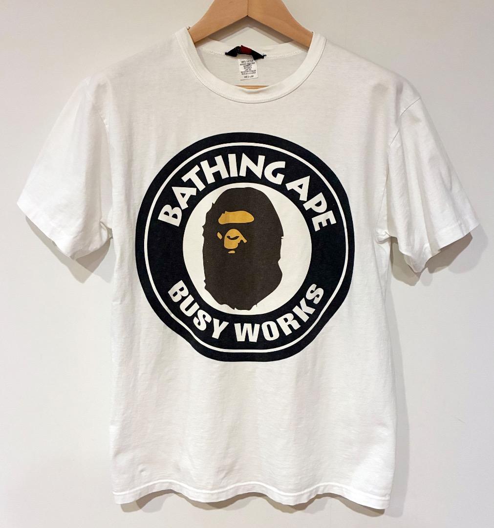 A BATHING APE 90s 初期 BUSY WORKS Tシャツ