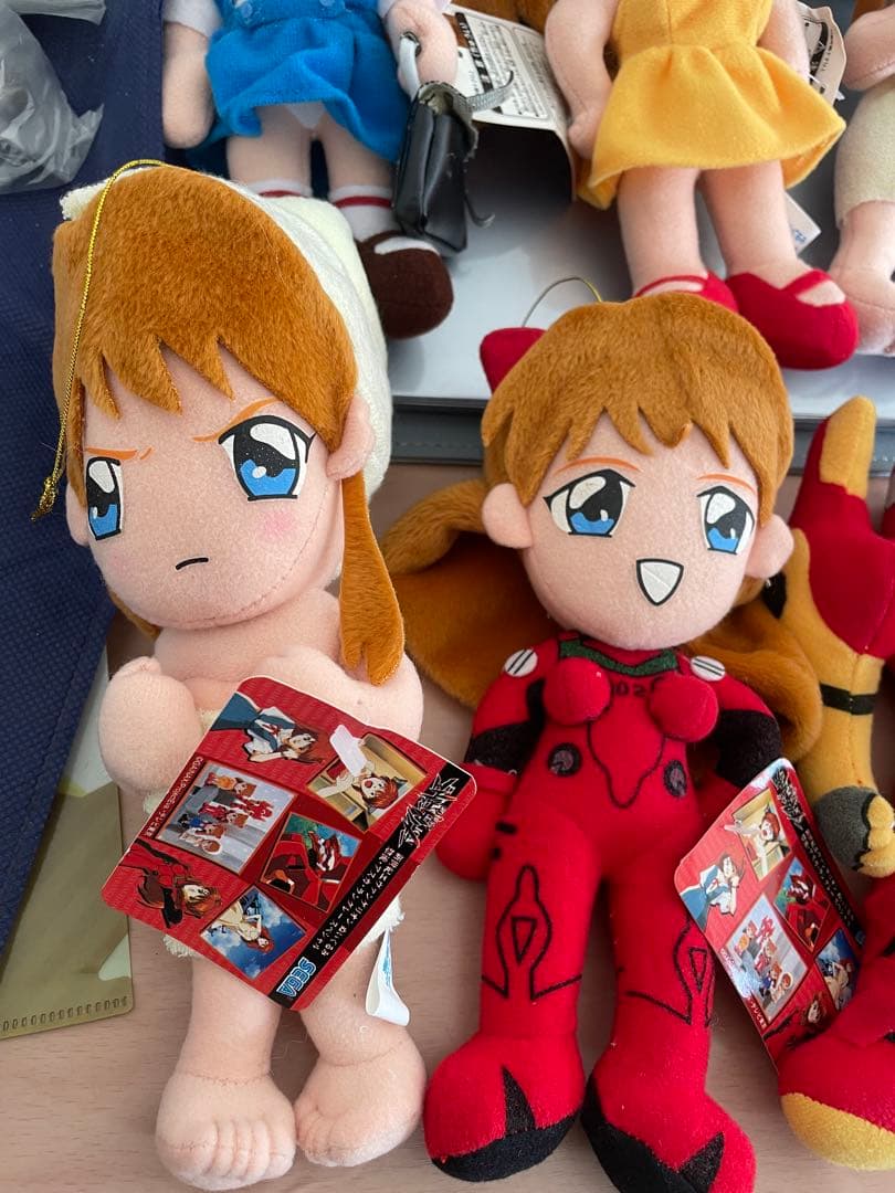 希少 新世紀エヴァンゲリオン ぬいぐるみ アスカ 6個セット