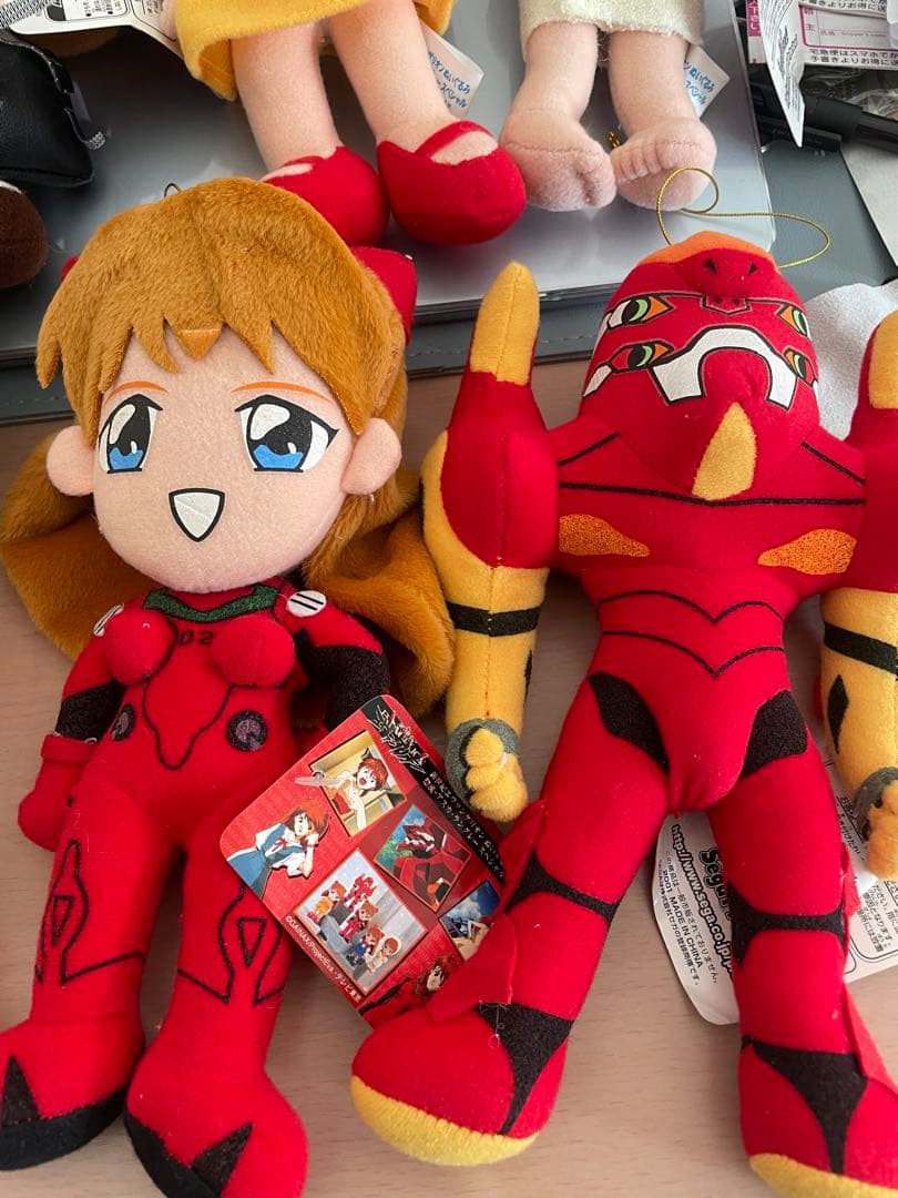 希少 新世紀エヴァンゲリオン ぬいぐるみ アスカ 6個セット