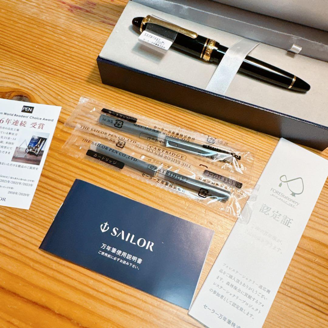 【調整済み・美品】セーラー万年筆 プロフィットスタンダード21 中字 M